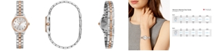 Caravelle Women's Two-Tone Stainless Steel Bracelet Watch 24mm